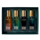 Adiveda Natural Eau De Parfum Gift Set Combo Of 4 Fragrances For Unisex 20ml 0.6 Fl.oz. | Ideal For Every Occasion